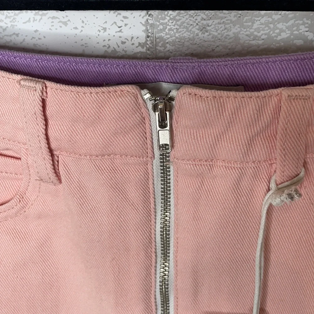 NWT KanCan PV Color Block Mini Skirt